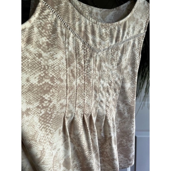 Sleeveless Snakeprint patterned Womens Top/Blouse/Shirt - Picture 9 of 10